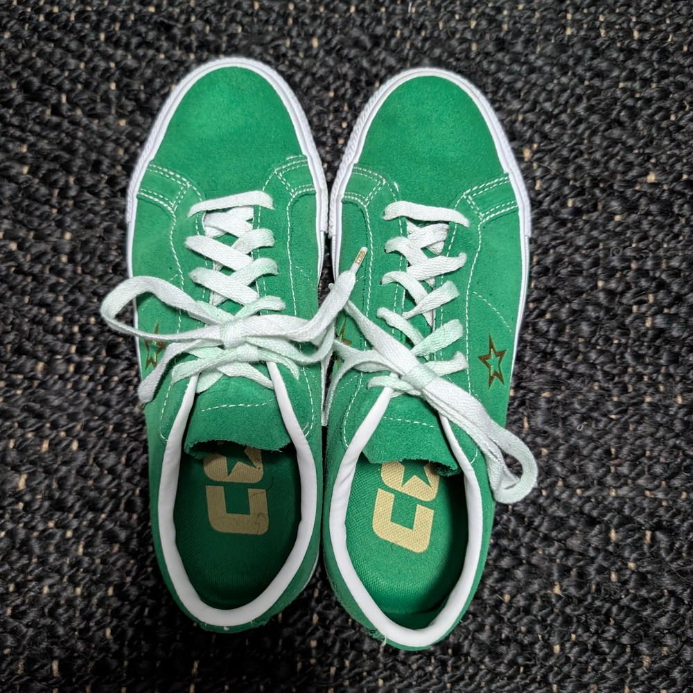 Converse Green Star Sneakers